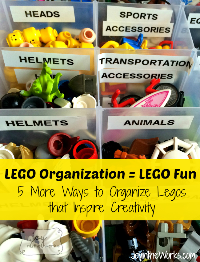 Lego Organization = Lego Fun! 5 More Ways to Organize Legos
