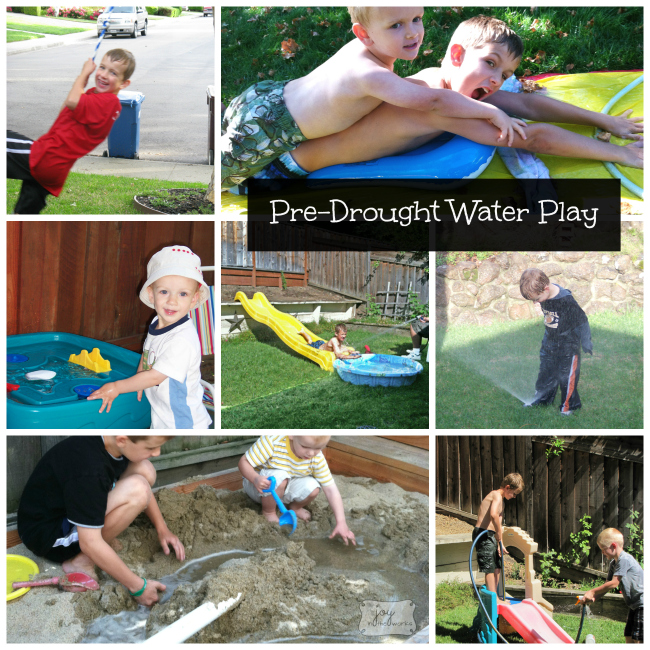 Pre Drought Water Play, Wasting Water during Fun in the Sun