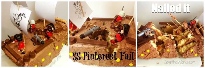 Nailed It Pirate Cake, SS Pinterest Fail