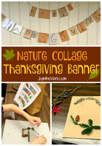 Nature Collage Thanksgiving Banner from JoyintheWorks.com