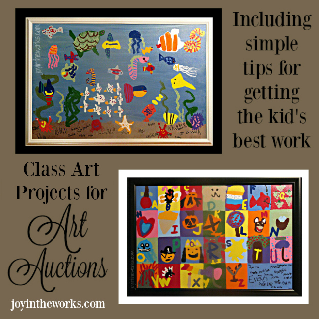 Painting a canvas as a class art project is a simple way for the kids to work together for one beautiful masterpiece!