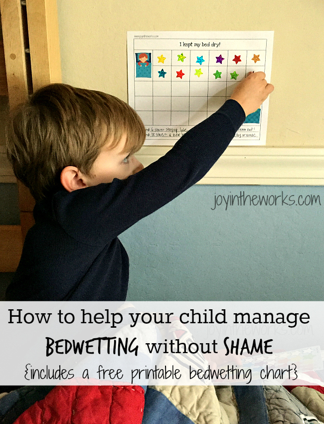 Help your child manage bedwetting without shame