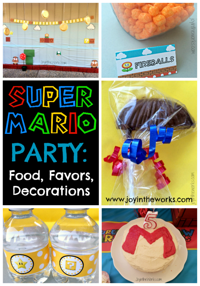 Super Mario Party Ideas