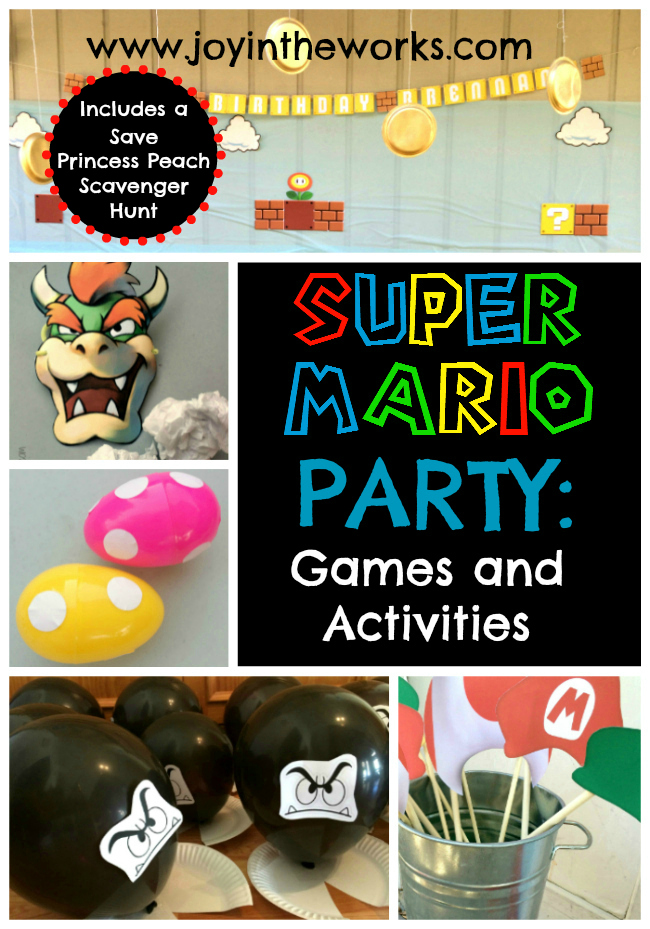 Having a Super Mario Party? Check out these Super Mario party games and activities to help host a fun party!