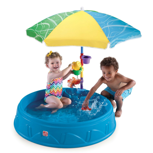 Baby Toddler Pool with Shade, Water Toy
