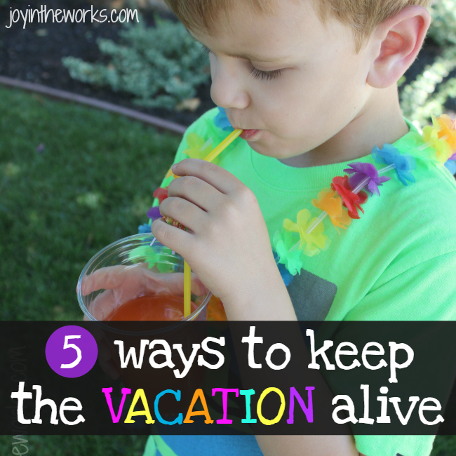 Got the post vacation blues after a tropical vacation? Check out these 5 ways to keep the vacation alive after the plane lands. #bringthetropicshome #ad