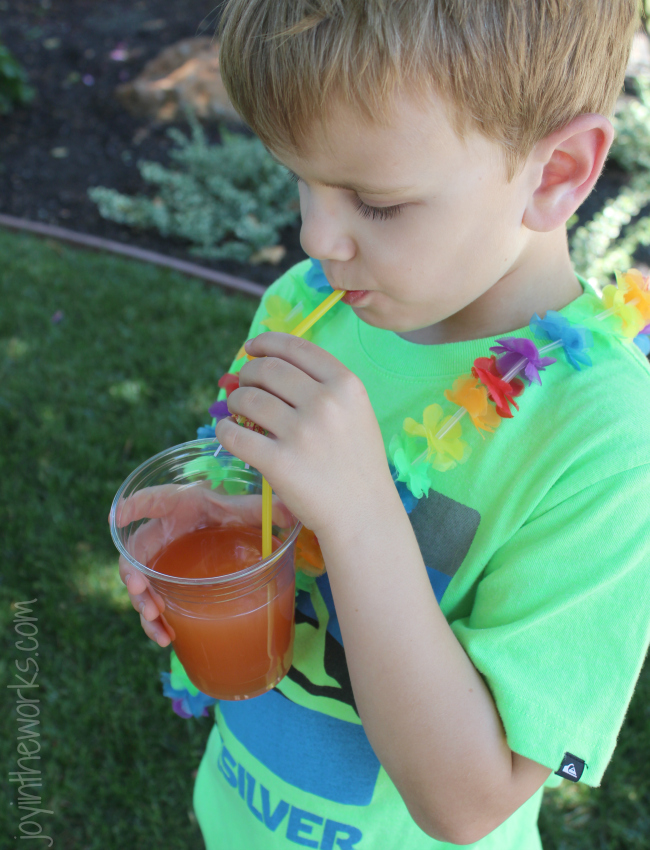 The kids loved Tropical Tuesdays also- drinking POG, our favorite tropical drink, and running around and playing with friends until dark. Tropical Tuesdays are a great way to keep the vacation alive