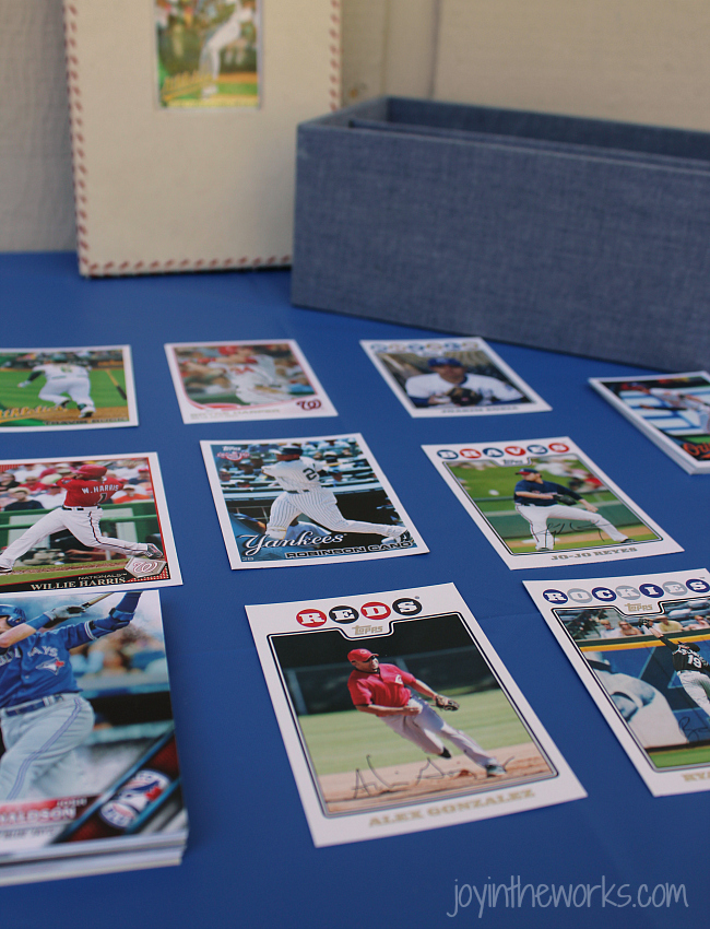 Instead of a lemonade stand, how about letting your kids sell baseball cards?