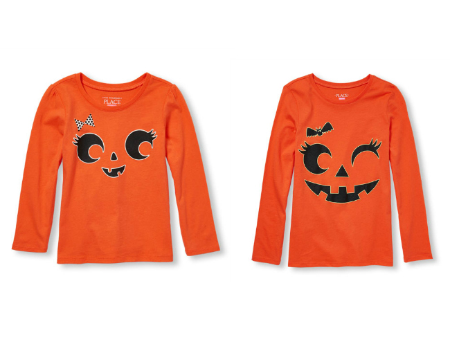 Cute Jack 'O Lantern shirts for Halloween for girls