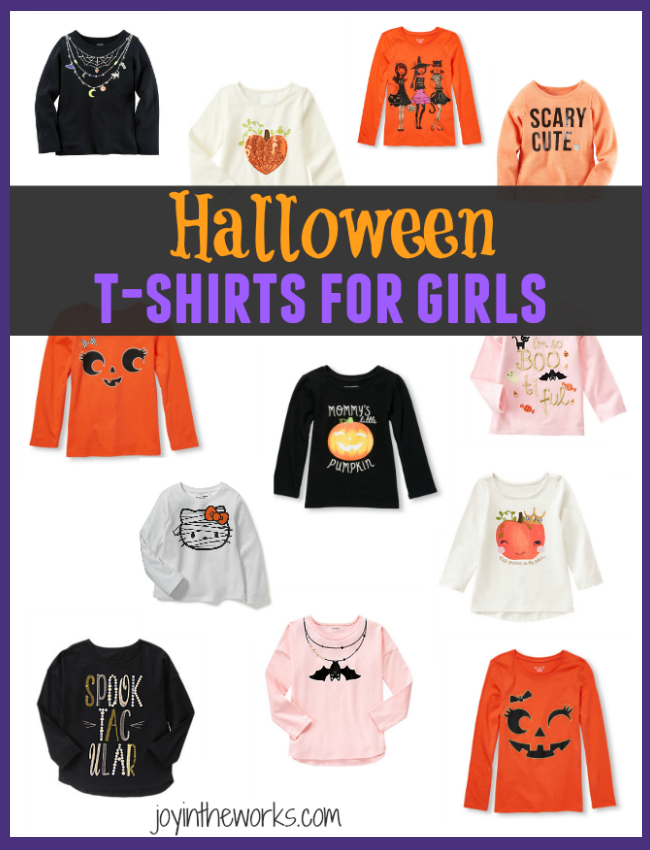 Halloween Shirts for Girls Joy in the Works