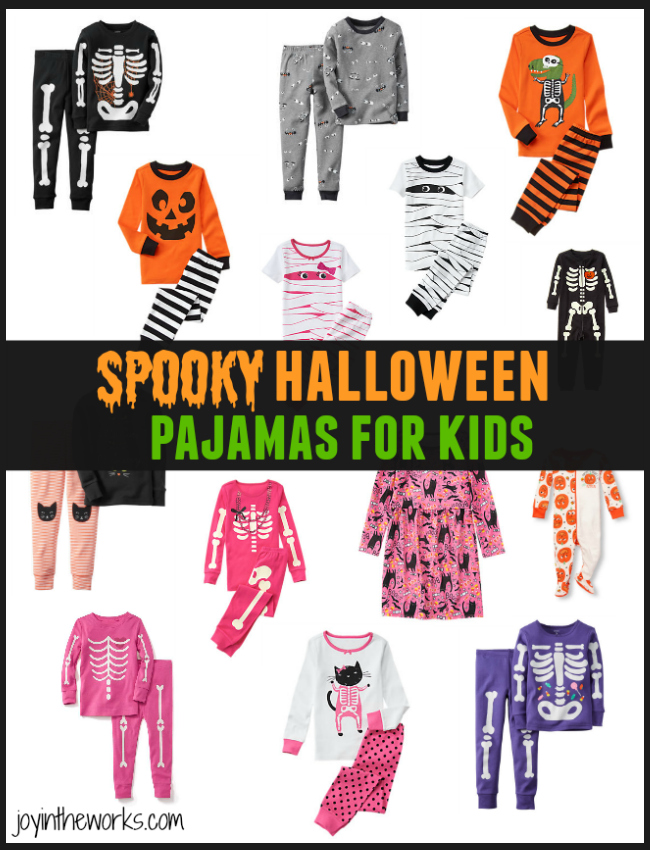 Spooky and Fun Halloween Pajamas from Gymboree, Old Navy, Crazy 8, The Children's Place, Carters and More