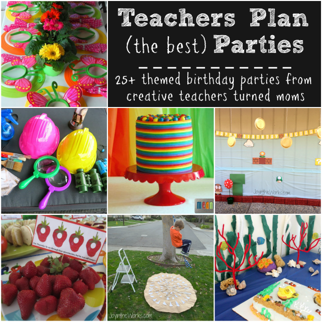 Creative teachers turned moms plan the best birthday parties filled with fun, engaging activities!