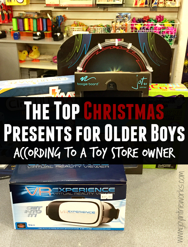 Christmas Gifts for Older Boys - Joy in the Works