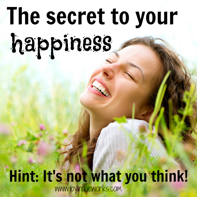 Everyone is always looking for the secret to happiness, you will be surprised to learn what it is!