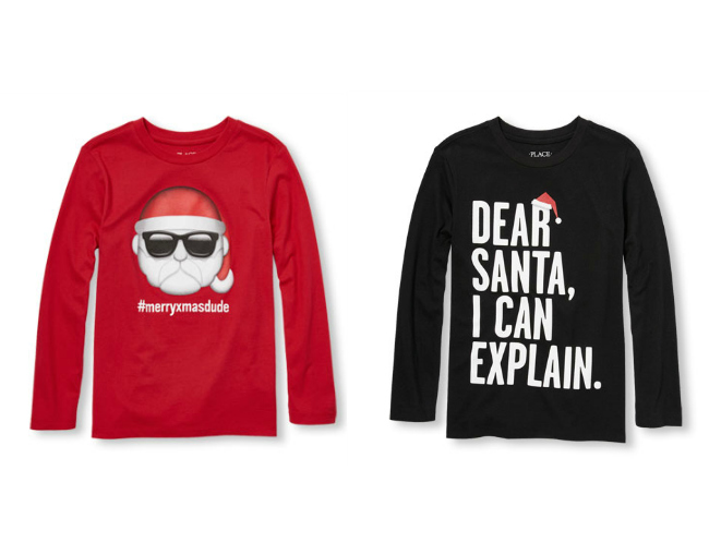 Check out the best Christmas t-shirts for boys from Gymboree, Carters, The Children's Place and more!