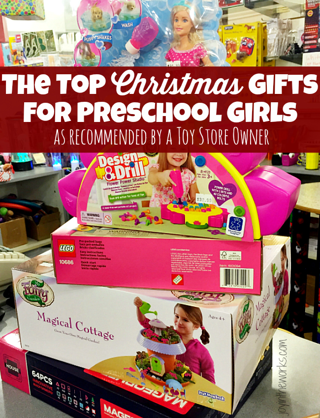 Looking for Christmas gift ideas for Preschool age girls? Check out these recommendations for the top Christmas Gifts for Preschool Girls (as recommended by a Toy Store Owner!)