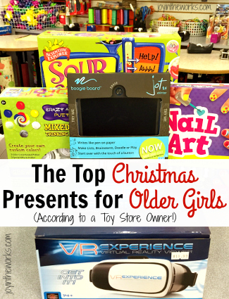 Looking for Christmas gift ideas for older girls? Check out these recommendations for the top Christmas gifts for older girls (as recommended by a Toy Store Owner!)