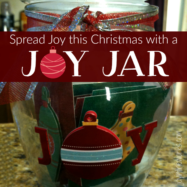 Give the gift of joy with a joy jar! A great class gift for the teacher or for kids to give grandparents or even parents!
