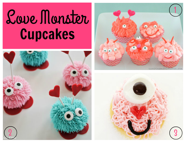 Love Monster Cupcakes