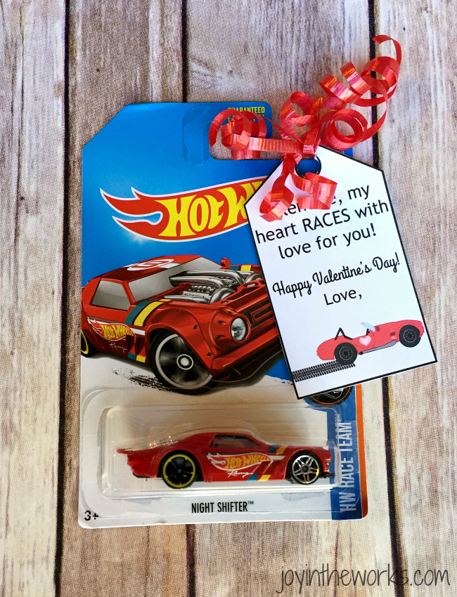 Valentine Gift Ideas: Car with Free Printable Gift Tag (1 of 16!)