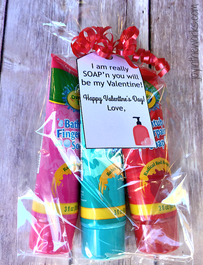 Valentine Gift Ideas: Bubble Bath with Free Printable Gift Tag (1 of 16!)