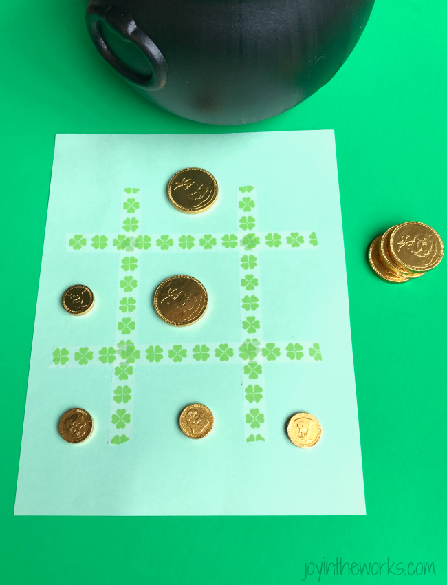 Looking for some easy games for St. Patrick's Day? These gold coin games are perfect for St. Patrick's Day parties, classroom centers and just fun at home!