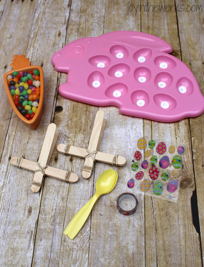 Looking for a fun Spring or Easter activity for an Easter Party or just a fun activity at home? Check out this Jelly Bean Catapult activity where the kids build their own catapults and launch the classic Easter candy! To make it extra fun, add point values and target practice! It's a great #STEM activity that ends with sweets!