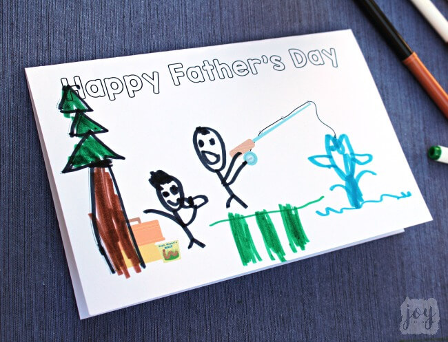 A unique twist on a homemade Father's Day card: Father's Day Story Cards! These themed "finishable" story cards have the beginnings of a picture scene and include instructions and lines for kids to create and record their story creation!