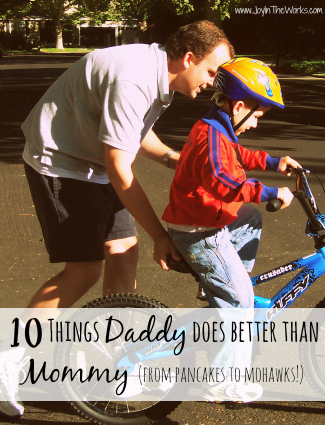 10 Things Daddy Does Better Than Mommy
