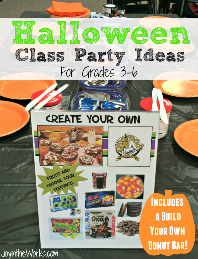  Halloween  Class Party  Ideas  Grades PreK 2nd  Joy in the Works