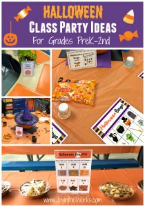 Looking for ideas for your child's class Halloween party? Check out these fun activities that will work for kids from grades PreK to 2nd