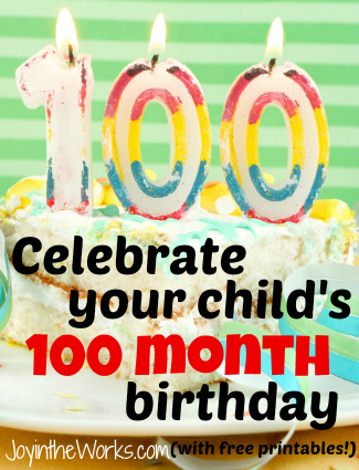 100 Month Birthday Celebration