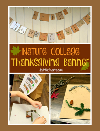 Nature Collage Thanksgiving Banner