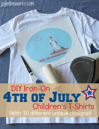 DIY Iron-On 4th of July T-Shirts