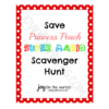 Princess Peach Scavenger Hunt Title Page Sample