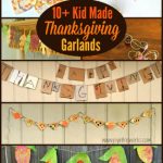 Kid Made Thanksgiving Garlands