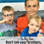 To my son: Don’t tell your brothers, but you’re my favorite