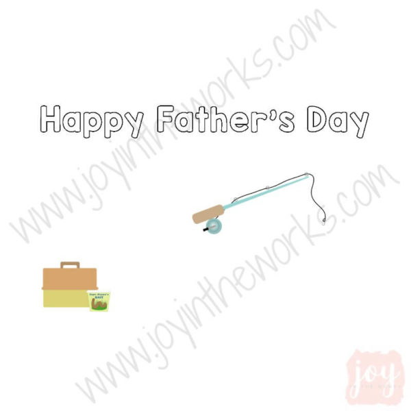 Fishing Themed Father's Day Story Card