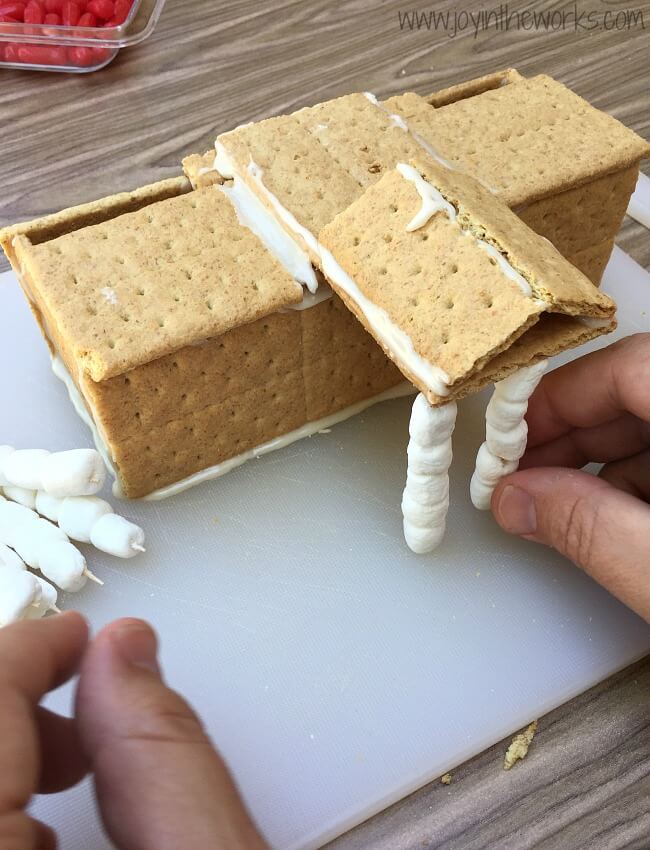 Looking for a 4th of July family fun activity? How about making a graham cracker White House and decorating it with red, white and blue patriotic candy? Gingerbread Houses aren't just for Christmas anymore, especially since candy house decorating always brings the family together! =) Step-by-step graham cracker house instructions included.