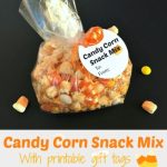 Candy Corn Snack Mix with Printable Gift Tags
