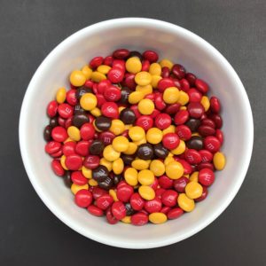 Fall M&M's are the perfect addition to a Halloween Boo Mix or a Fall Snack Mix for kids!