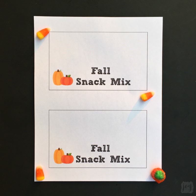 Halloween Boo Mix Treat Bag Topper - Joy in the Works