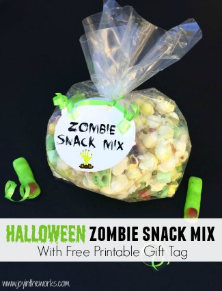 Zombie Snack Mix with Popcorn