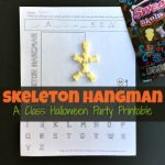 Skeleton Hangman: A Printable Halloween Party Game