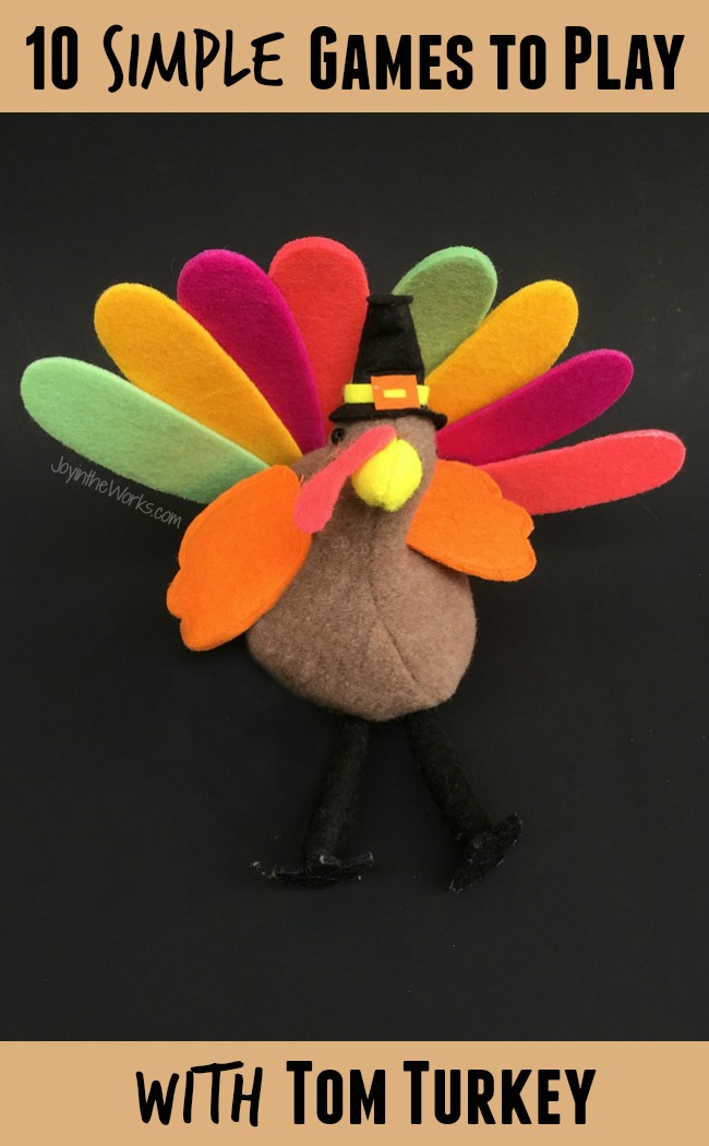 Looking for a fun way to entertain the kids on Thanksgiving? Check out these 10 easy Tom Turkey Games! From Hide the Turkey to Balance the Turkey on Your Head, these Thanksgiving games will entertain the whole family!