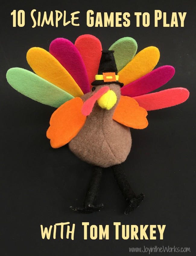 Looking for a fun way to entertain the kids on Thanksgiving? Check out these 10 easy Tom Turkey Games! From Hide the Turkey to Balance the Turkey on Your Head, these Thanksgiving games will entertain the whole family!