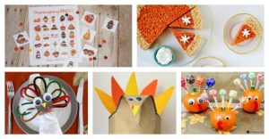 Looking for Classroom Thanksgiving Feast Ideas? Or need Kid's Thanksgiving Feast Food, Snacks or Activities? Check out these 20+ ideas for a Thanksgiving Feast in the classroom or at home! #thanksgivingforkids #thanksgivingfeastintheclassroom #classroomthanksgivingfeast #thanksgivingfavors #thanksgivingcrafts #thanksgivinggames #thanksgivingdecorations