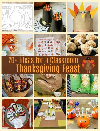 20+ Ideas for a Classroom Thanksgiving Feast