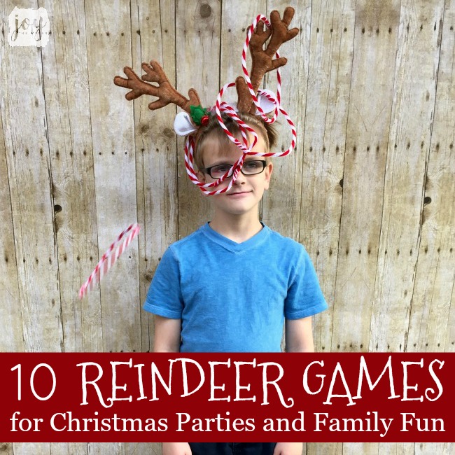 Forget Rudolph being left out of any Reindeer Games! These 10 Reindeer Games are perfect Christmas Party Games for kids and families - at a Holiday Party or just for some Christmas family fun at home!