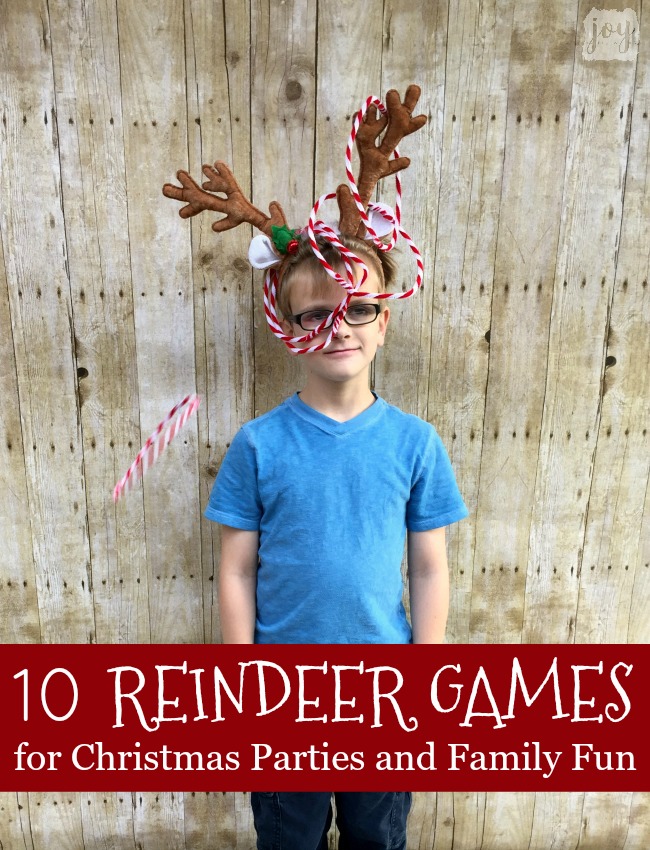 Forget Rudolph being left out of any Reindeer Games! These 10 Reindeer Games are perfect Christmas Party Games for kids and families - at a Holiday Party or just for some Christmas family fun at home!